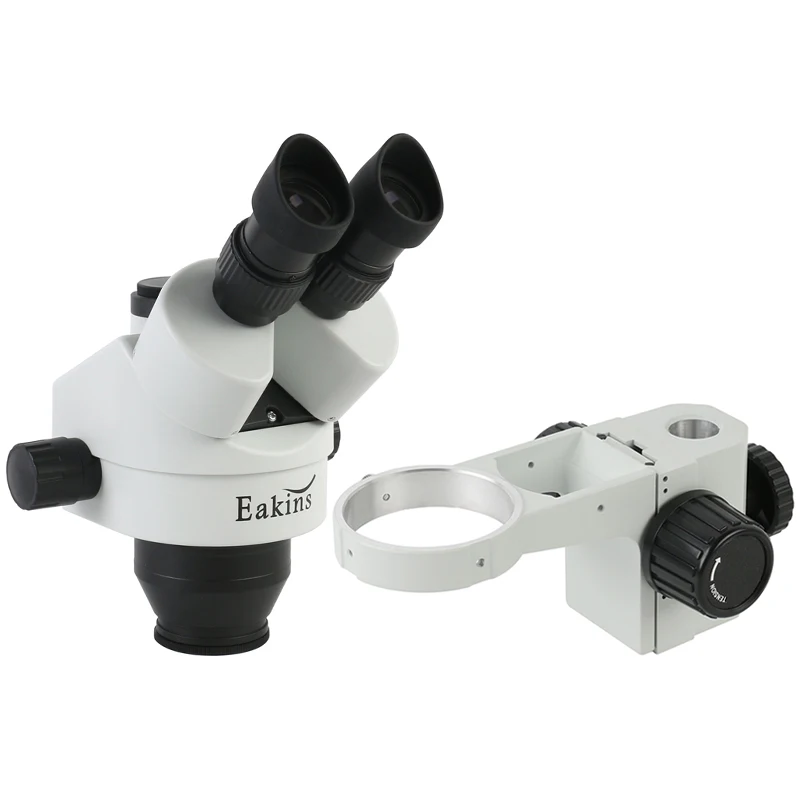 Trinocular Stereo Microscope 7X-45X - Głowica mikroskopu stereoskopowego trójokularowego z symultanicznym