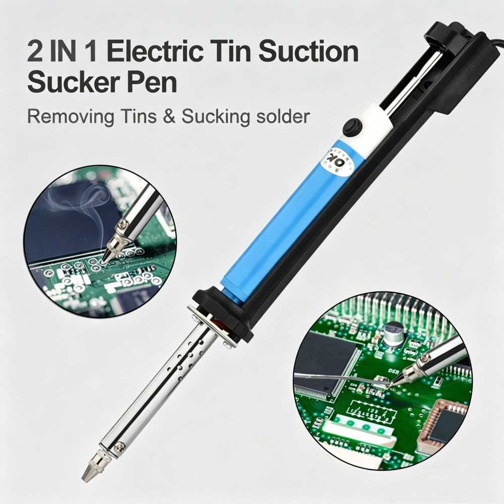 Desoldering Pump Electric Vacuum Station - Elektryczna odsysarka do lutu w formie