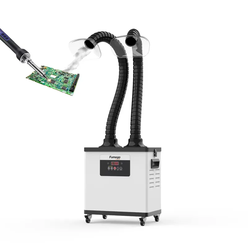 Fume Extractor Soldering Dual Arm - Odsysacz oparów DX1002 z dwoma ramionami,