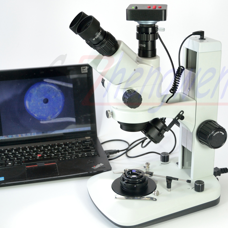 Trinocular Stereo Microscope 7X-45X - FYSCOPE 3.5X-90X 7X-45X Zaawansowany stereoskopowy mikroskop