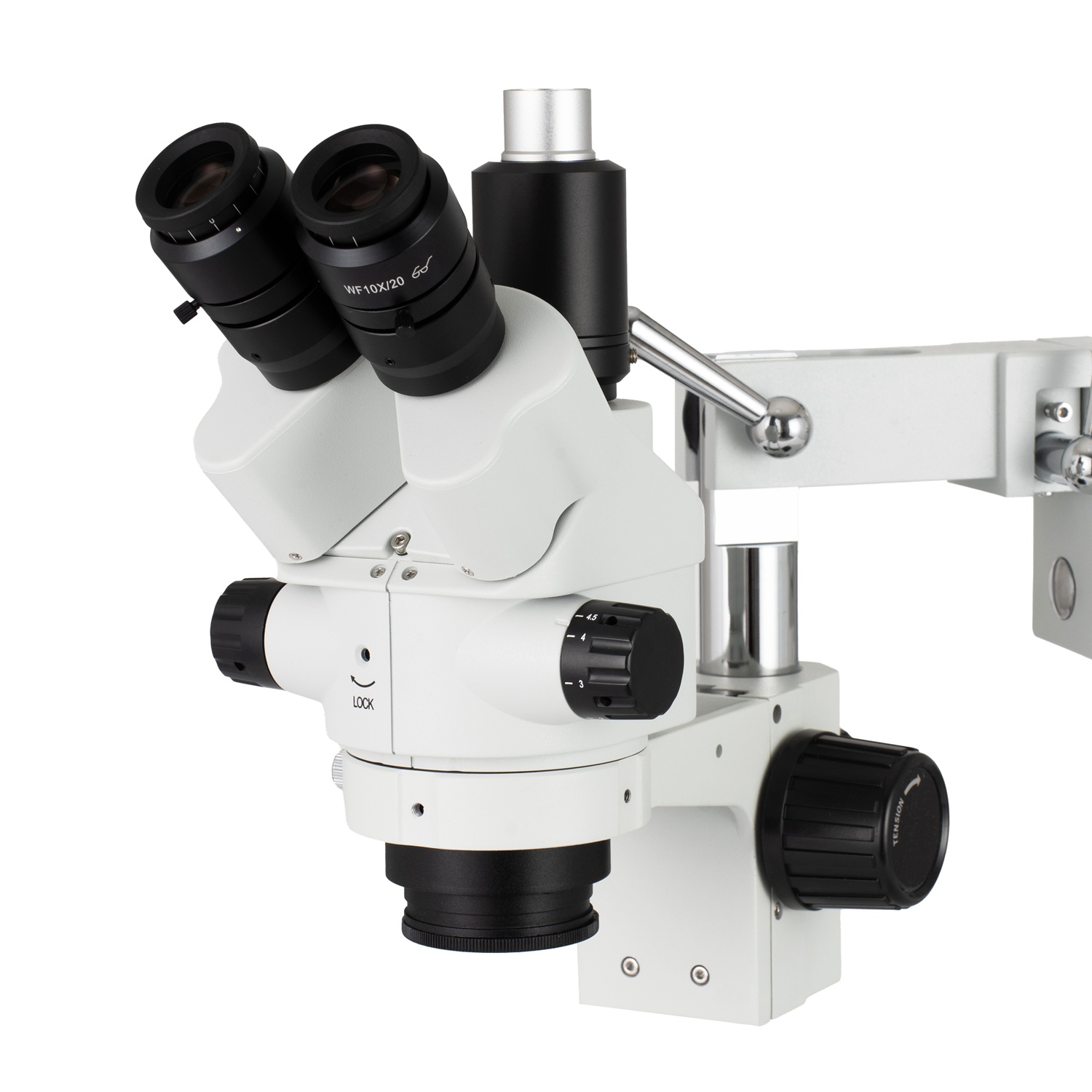 Głowica mikroskopu stereoskopo – Trinocular Stereo Microscope 7X-45X recenzja i cena