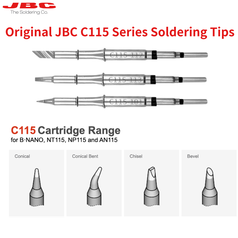 Oryginalne wkładki JBC C115 do – C115 Nano Soldering Iron Station recenzja i cena