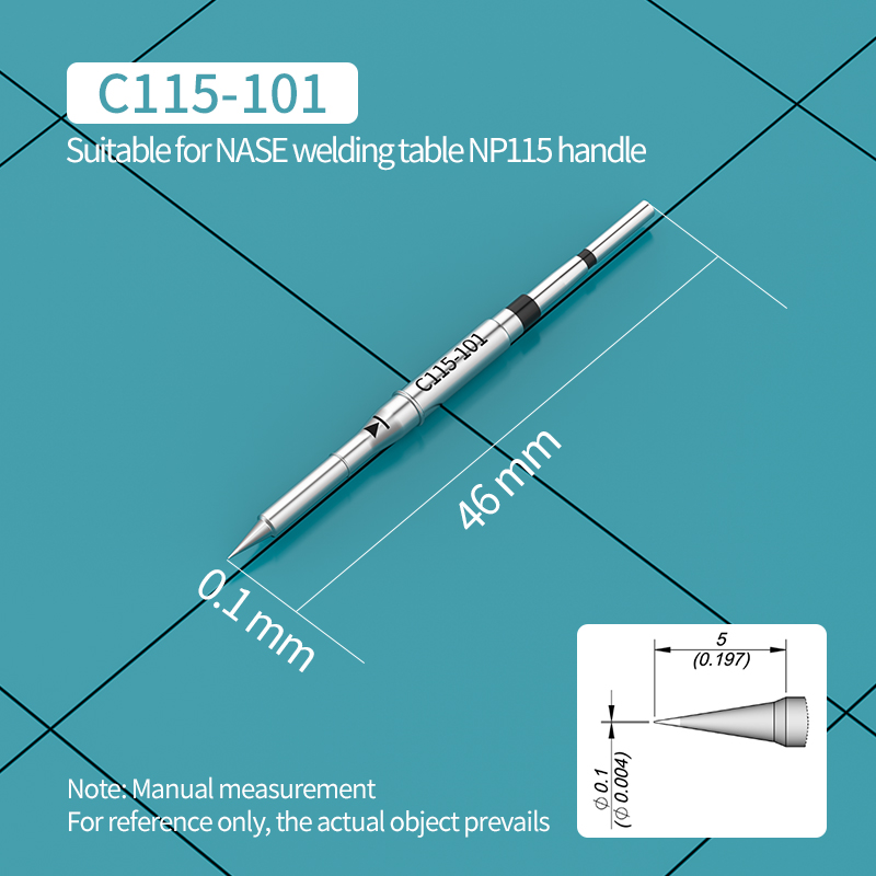 Wymienne końcówki do lutownicy – C115 Nano Soldering Iron Station recenzja i cena