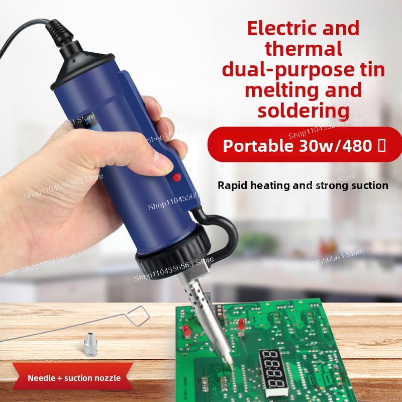 Elektryczna odsysarka do lutu  – Desoldering Pump Electric Vacuum Station recenzja i cena