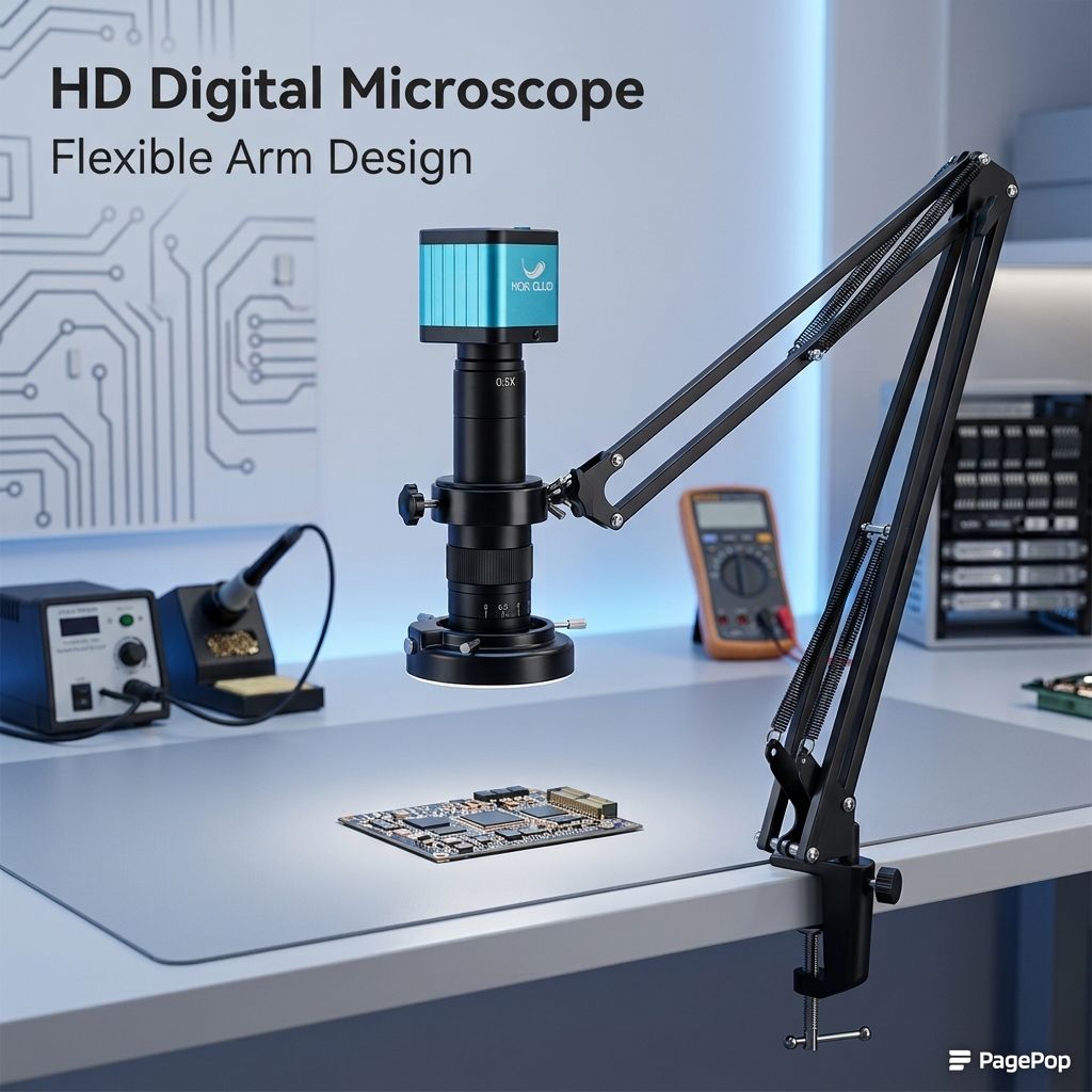 Kamera mikroskopowa przemysłow – 4K Microscope Camera Sony Sensor recenzja i cena