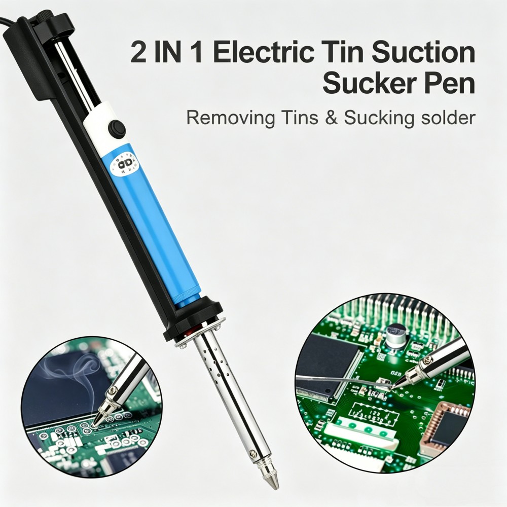 Elektryczna odsysarka do lutu  – Desoldering Pump Electric Vacuum Station recenzja i cena